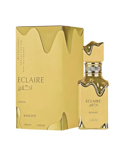 Lattafa Perfumes Unisex 3.4oz Eclaire Banoffi Edp Spray In Transparent