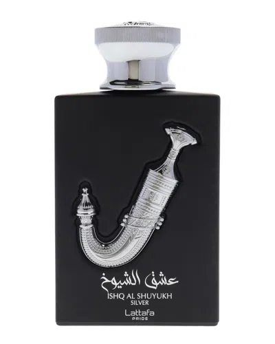 Lattafa Perfumes Unisex 3.4oz Edp Pride Ishq Al Shuyukh Silver Edp
