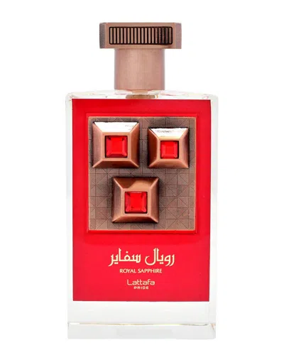 Lattafa Perfumes Unisex 3.4oz Edp Pride Royal Sapphire Edp