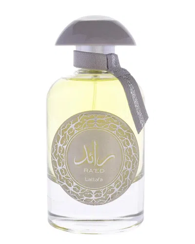 Lattafa Perfumes Unisex 3.4oz Edp Raed Silver Edp In Transparent