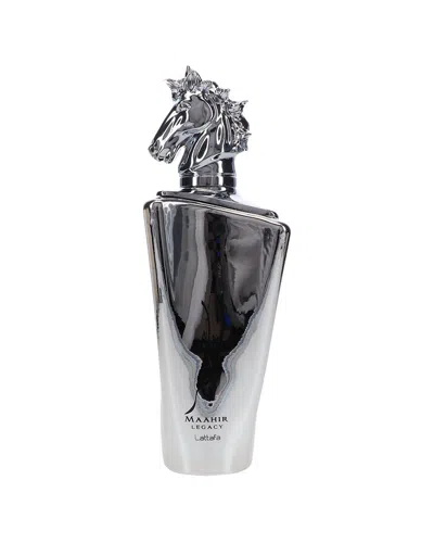 Lattafa Perfumes Unisex 3.4oz Maahir Legacy Eau De Parfum In Transparent