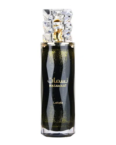 Lattafa Perfumes Unisex 3.4oz Nasmaat Edp Spray In Black