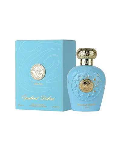 Lattafa Perfumes Unisex 3.4oz Opulent Dubai Edp Spray In Blue