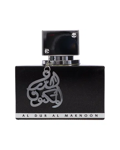 Lattafa Perfumes Unisex 3.4oz Spray Al Dur Al Maknoon Silver Eau De Parfum In Black