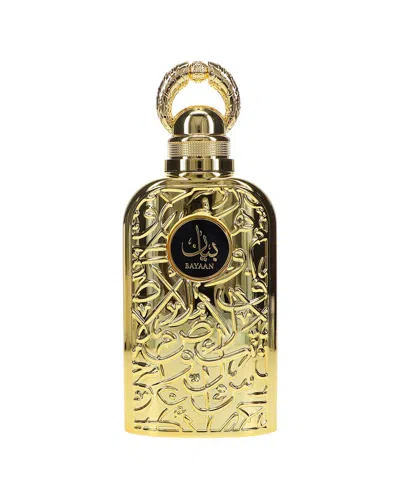 Lattafa Perfumes Unisex 3.4oz Spray Bayaan Eau De Parfum