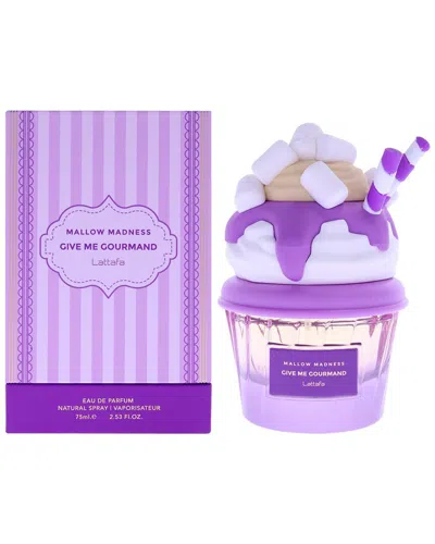 Lattafa Perfumes Women's 2.53oz Give Me Gourmand Mallow Madness Edp In Transparent