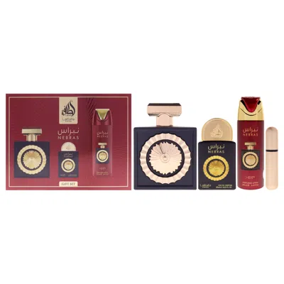 Lattafa Pride - Nebras By  For Unisex - 3 Pc Gift Set 3.4oz Edp Spray, 0.67oz Edp Spray, 6.67oz Perfu