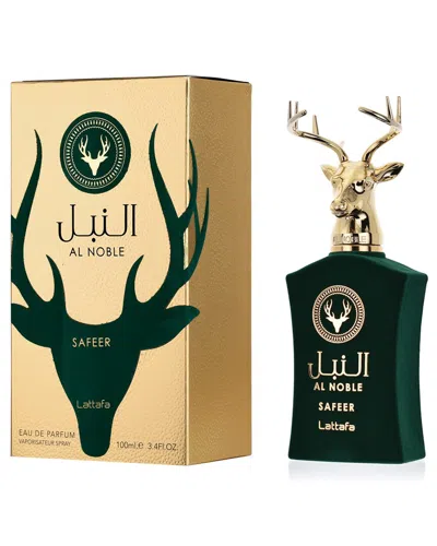 Lattafa Unisex 3.4oz Al Noble Safeer Edp Spray In Transparent