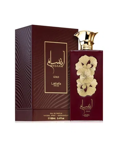 Lattafa Unisex 3.4oz Ansaam Gold Edp Spray In Transparent