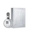 Lattafa Unisex 3.4oz Fakhar Platin Edp Spray In Silver