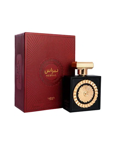 Lattafa Unisex 3.4oz Nebras Edp Spray In Transparent