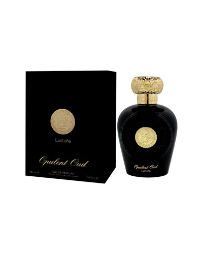 Lattafa Unisex 3.4oz Opulent Oud Edp Spray In Transparent