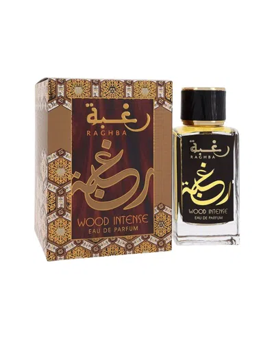 Lattafa Unisex 3.4oz Raghba Wood Intense Edp Spray In White