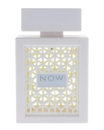 Lattafa Unisex 3.4oz Rave Now White Edp In Transparent