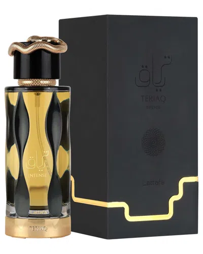 Lattafa Unisex 3.4oz Teriaq Intense Edp Spray