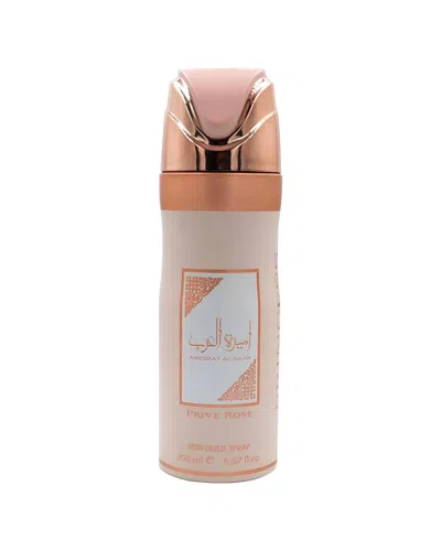 Lattafa Unisex 6.7oz Ameerat Al Arab Prive Rose Perfumed Body Spray
