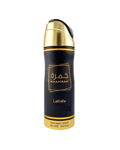 Lattafa Unisex 6.7oz Khamrah Perfumed Body Spray In Multi