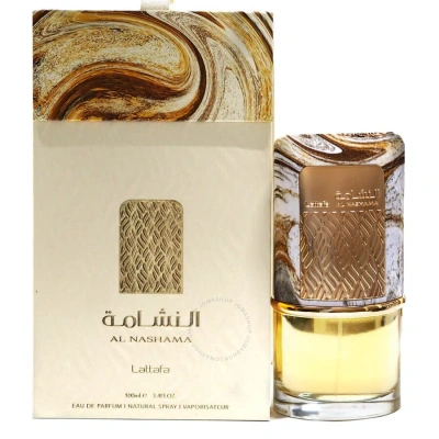 Lattafa Unisex Al Nashama Edp 3.4 oz Fragrances 6290360591544 In Amber / Black / Pink