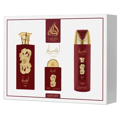 Lattafa Unisex Ansaam Gold Gift Set Fragrances 6290362347835