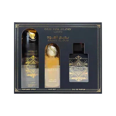 Lattafa Unisex Bade'e Al Oud Oud For Glory Gift Set Fragrances 6290360599984 In White
