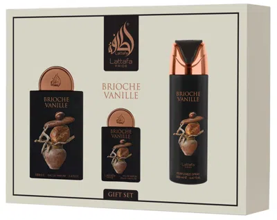Lattafa Unisex Brioche Vanille Gift Set Fragrances 6290362347194