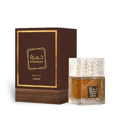 Lattafa Unisex Khamrah Qahwa Edp Spray 3.4 oz Fragrances 6290360593661 In White