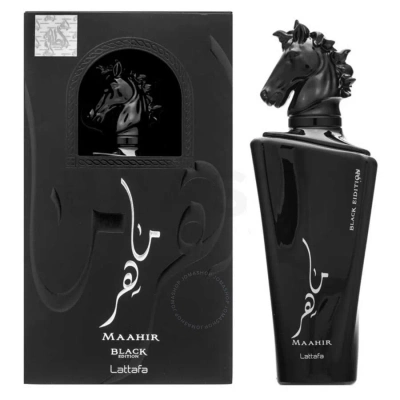 Lattafa Unisex Maahir Black Edition Edp Spray 3.38 oz Fragrances 6291108730362