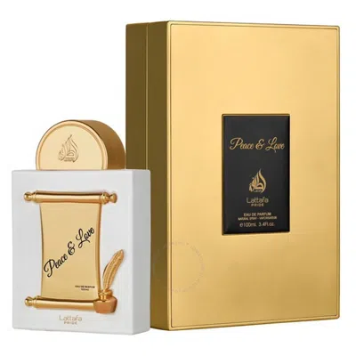 Lattafa Unisex Peace & Love Edp Spray 3.4 oz Fragrances 6290360592039