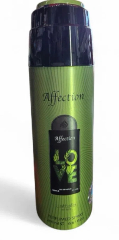 Lattafa Unisex Pride Affection Deodorant Body Spray Spray 6.7 oz Fragrances 6298043161275 In Transparent