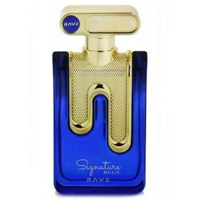 Lattafa Unisex Rave Signature Blue Edp Spray 3.4 oz Fragrances 6291107456287 In Transparent