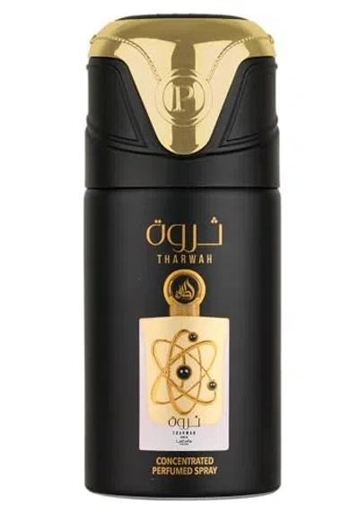 Lattafa Unisex Tharwah Gold Deodorant Spray 6.7 oz Fragrances 6291108739815