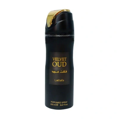 Lattafa Unisex Velvet Oud Body Spray 6.7 oz Fragrances 6291108734933