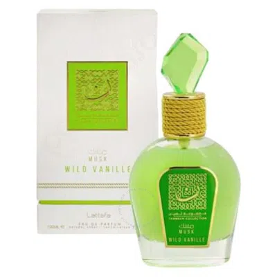 Lattafa Unisex Wild Vanille Thameen Collection Musk Edp Spray 3.4 oz Fragrances 6291108734537 In Green / White