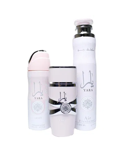 Lattafa Women's 3.4oz Yara 3pc Set