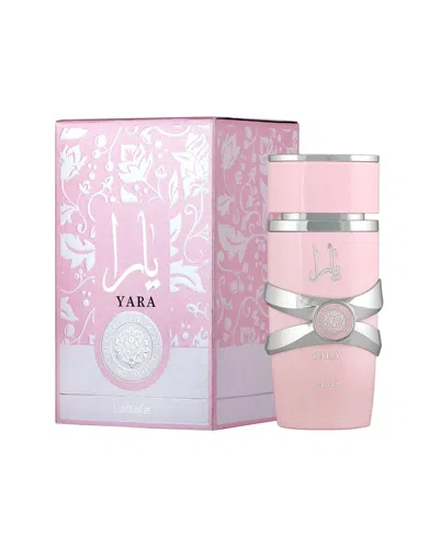 Lattafa Women's 3.4oz Yara Edp Spray In White