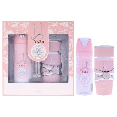 Lattafa Yara By  For Women - 2 Pc Gift Set 3.4oz Edp Spray, 6.7oz Deodorant Spray In Multi