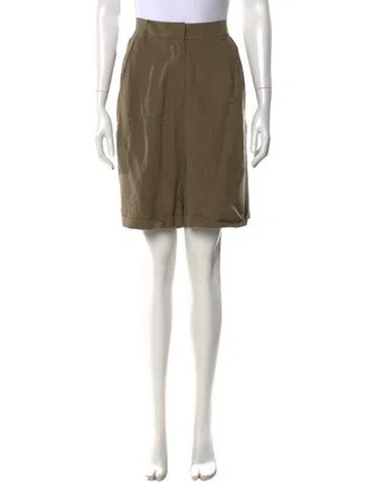 Pre-owned Lattelier Mini Shorts In Green