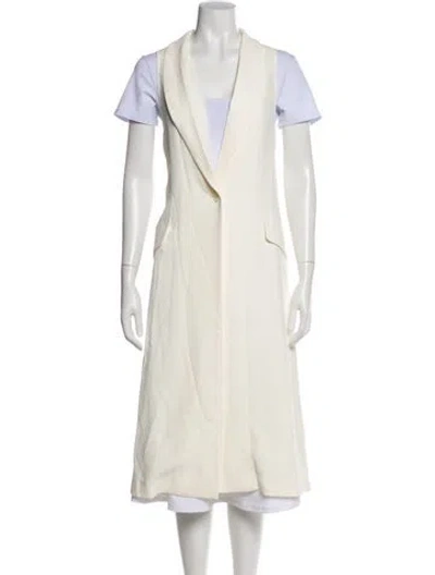 Pre-owned Lattelier Vest In Neutral