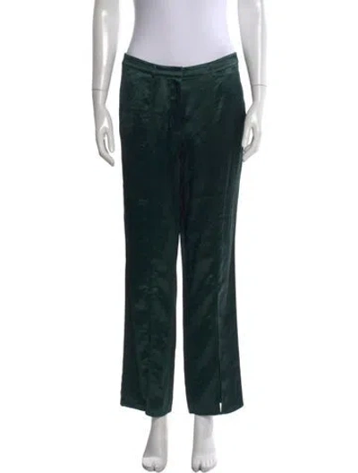 Pre-owned Lattelier Wide Leg Pants In Green
