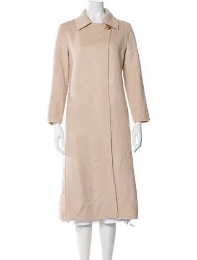 Pre-owned Lattelier Wool Trench Coat In Neutral