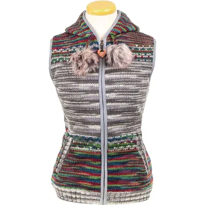 Laundromat Women's Suki Wool Vest - Jewel In Multi