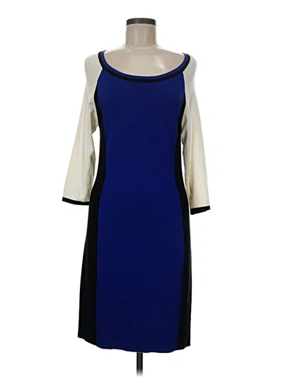 Pre-owned Laundry By Design Casual Dress In Blue