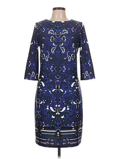 Pre-owned Laundry By Design Casual Dress In Blue