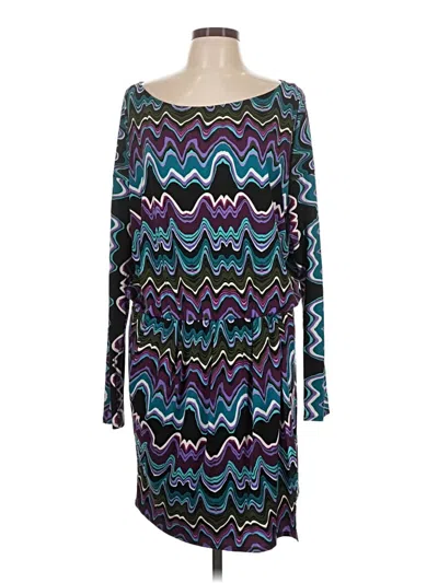 Pre-owned Laundry By Design Casual Dress In Blue