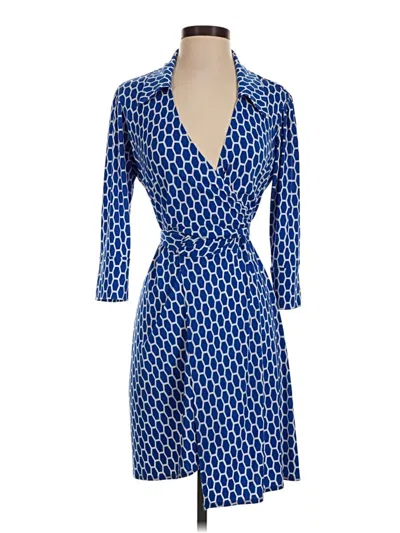 Pre-owned Laundry By Design Casual Dress In Blue
