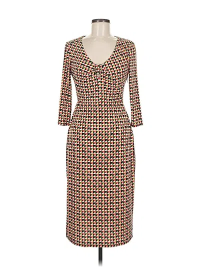 Pre-owned Laundry By Design Casual Dress In Brown