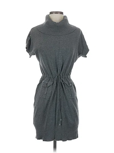 Pre-owned Laundry By Design Casual Dress In Gray