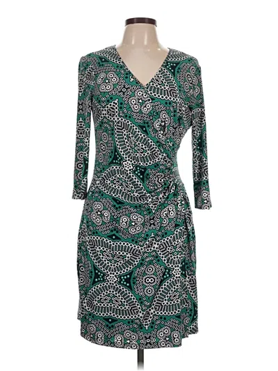 Pre-owned Laundry By Design Casual Dress In Green