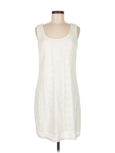 Pre-owned Laundry By Design Casual Dress In Ivory