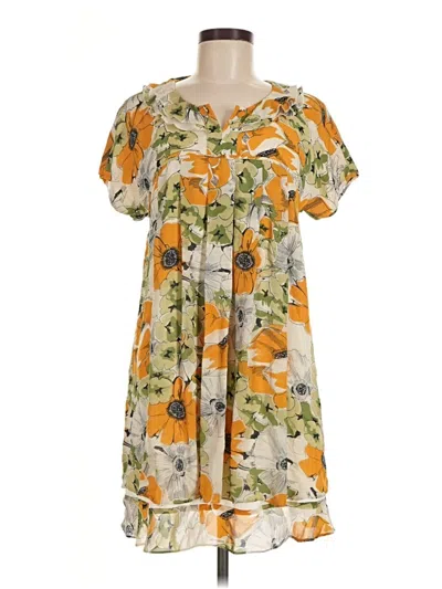 Pre-owned Laundry By Design Casual Dress In Orange